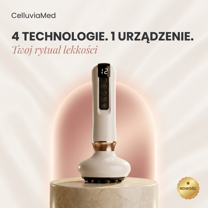 CelluviaMed™ — Masażer do Ciała 4w1 | Vacuum · Ciepło · Gua Sha · Bańka