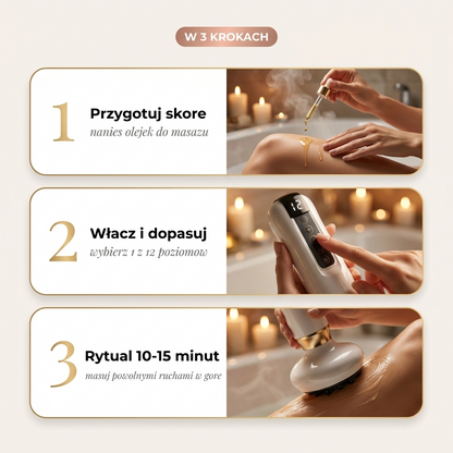CelluviaMed™ — Masażer do Ciała 4w1 | Vacuum · Ciepło · Gua Sha · Bańka