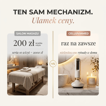 CelluviaMed™ — Masażer do Ciała 4w1 | Vacuum · Ciepło · Gua Sha · Bańka